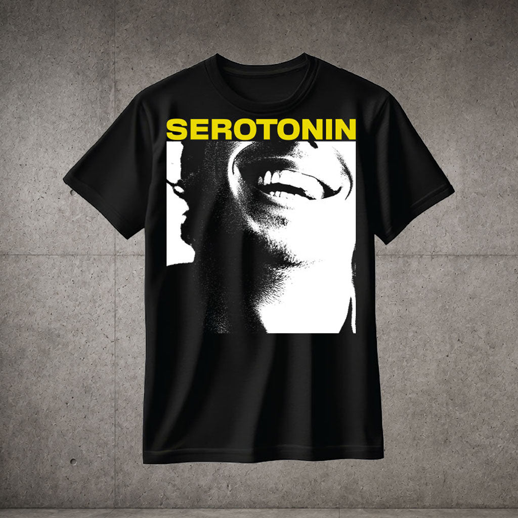 Joris Voorn SEROTONIN Smile front print oversized t shirt in black
