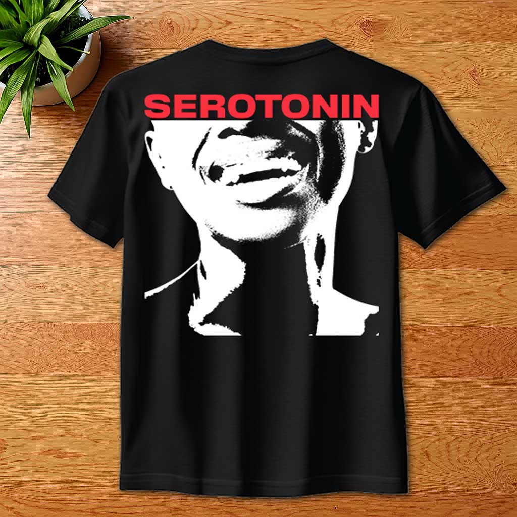 Joris Voorn serotonin pure joy print oversized t shirt in black