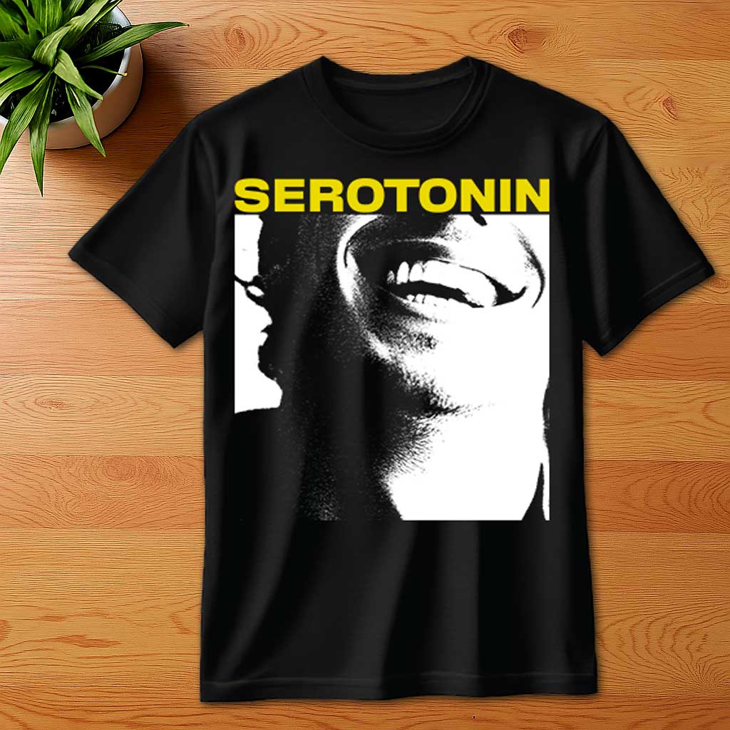 Joris Voorn SEROTONIN Smile front print oversized t shirt in black