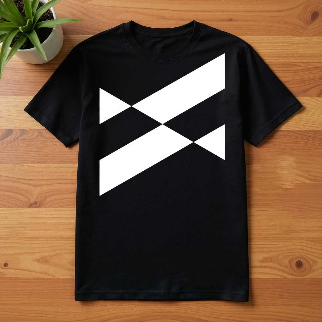 Joris Voorn spectrum print oversized t shirt in black – Joris