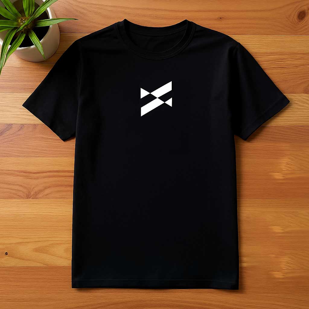 Joris Voorn spectrum print oversized t shirt in black – Joris