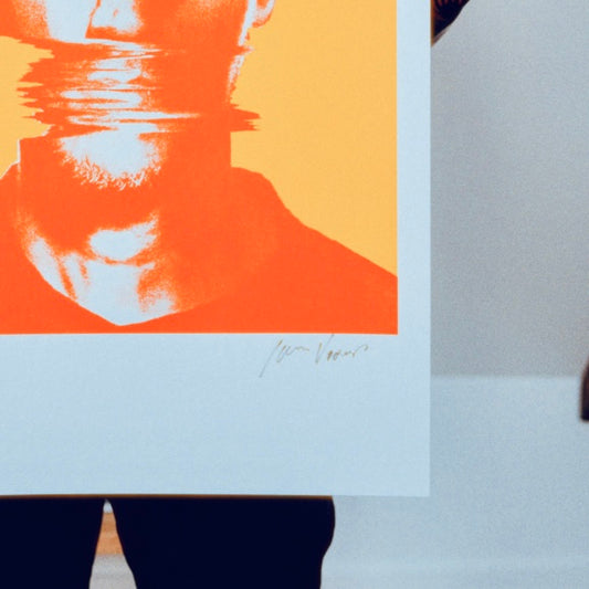 Limited edition silk-screened poster 'The Navigator' WITH JORIS VOORN SIGNATURE